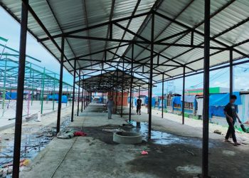 Mengejar Target Pembangunan Pasar Wosi Sementara