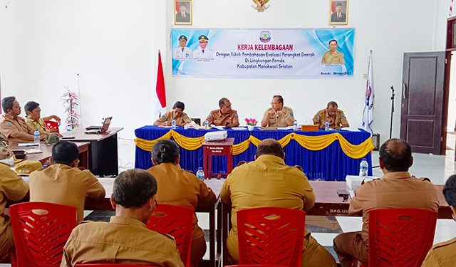 Perubahan Kelembagaan Perangkat Daerah di Pemkab Mansel Tidak Tertata Baik