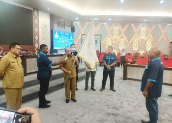 Kontingen Pesparani Nasional II Papua Barat Dilepas Menuju Kupang, NTT