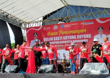 Bulan Bhakti Gotong Royong Untuk Tumbuhkan Budaya Kerja Sama Membangun Manokwari