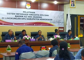 KPU Manokwari Ikuti Bimtek Aplikasi SIAKBA