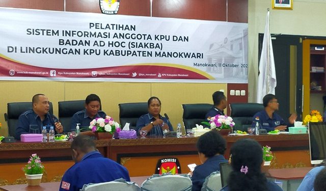 KPU Manokwari Ikuti Bimtek Aplikasi SIAKBA