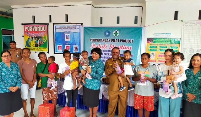 Penanganan Stunting di Manokwari Dimulai Dari Sowi, Bupati Target Jumlah Menurun dan Tidak Ada Kasus Baru
