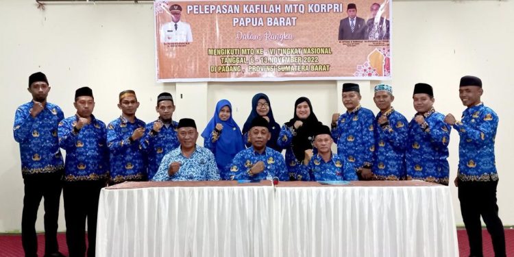 Papua Barat Kirimkan Kafilah MTQ VI KORPRI ke Tingkat Nasional di Padang