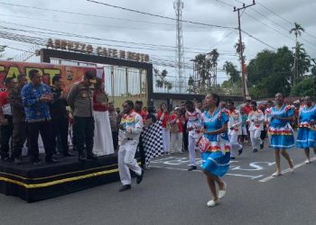 Kenang Jasa Pahlawan Melalui Lomba Yospan Jalan ke-77 di Manokwari