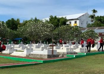 Peringatan Hari Pahlawan Ke-77, Polda Papua Barat Membersihkan Tiga Lokasi 