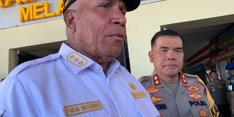 Optimalkan Pengamanan Selama Nataru, Polres Manokwari Bangun 4 Pos Pelayanan