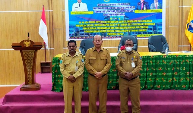 Pimpinan OPD Diminta Pahami Aturan UU Otsus