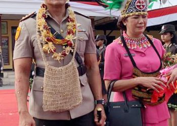 Peresmian dan Pembukaan Selubung Papan Nama Polresta Manokwari masih Dibicarakan