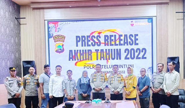 Polres Teluk Bintuni Tuntaskan 163 dari 202 Kasus Selama 2022