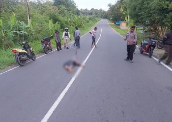 Seorang Pria Ditemukan Bersimbah Darah di Amban