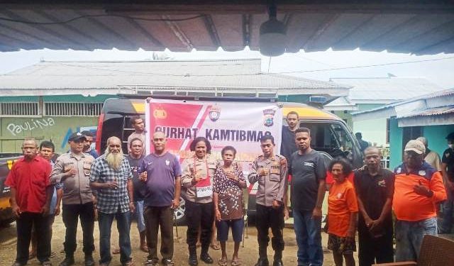 Kompol Agustina Sineri Pimpin Curhat Kamtibmas di Anggrem