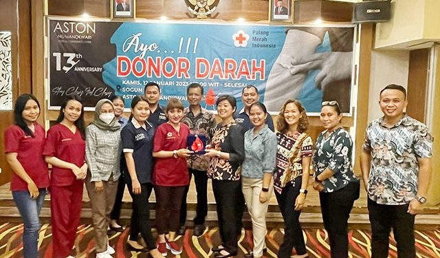 Donor Darah, Aston Niu Manokwari Berhasil Kumpulkan 66 Kantong