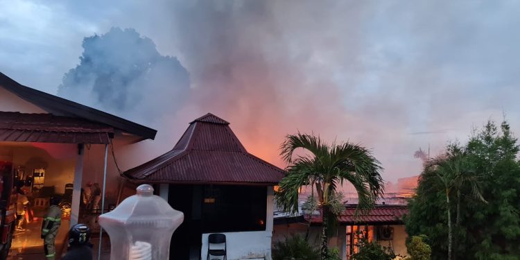 Polresta Jayapura Kota Masih Selidiki Kebakaran Rumdis Kapolda Papua