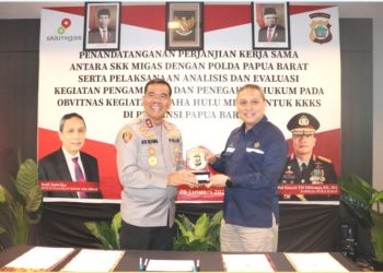Polda Papua Barat Siap Berikan Pengamanan dan Penegakan Hukum pada Obvitnas Kegiatan Usaha Hulu Migas