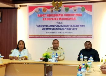 Pemda Manokwari Bahas Persiapan Pemilu 2024