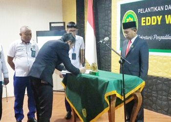 Sah, Eddy Waluyo Menjadi Sekretaris PA Manokwari