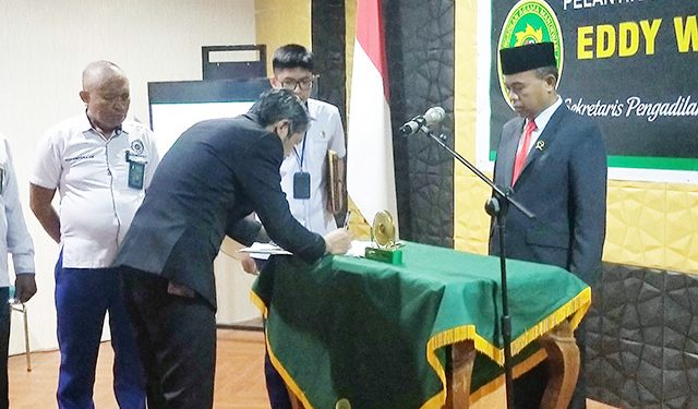 Sah, Eddy Waluyo Menjadi Sekretaris PA Manokwari