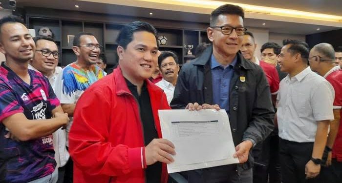 Ramaikan Bursa Calon Ketum PSSI Periode 2023-2027, Erick Thohir Dapat Simpati Publik