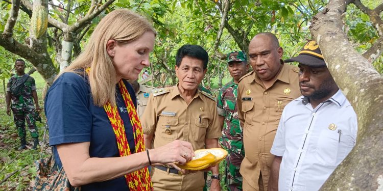 Kunjungi Koperasi Ebier Suth Cokran, Dubes Noerwegia akui Coklat Ransiki Enak