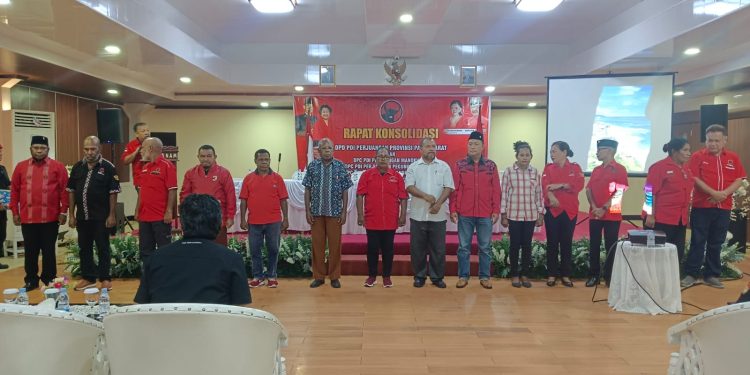 Rapat Konsolidasi PDI-Perjuangan, Waran Optimis Raih Tiga Kursi DPR-RI