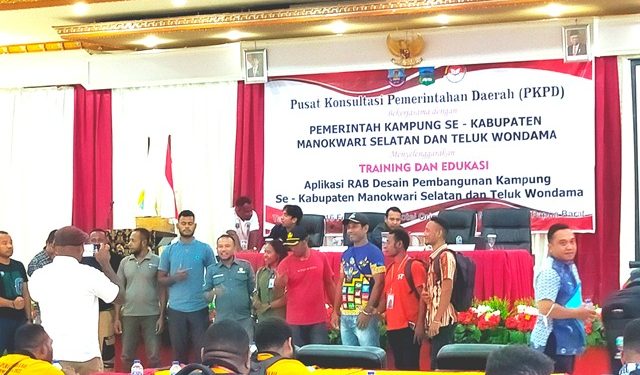 PKPD Wilayah Papua-Pabar Berikan Training dan Edukasi Aplikasi RAB Desain Bagi Aparatur Kampung di Kabupaten Mansel dan Teluk Wondama