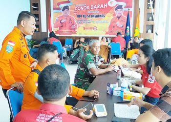 Kantor SAR Manokwari Donorkan 53 Kantong Darah