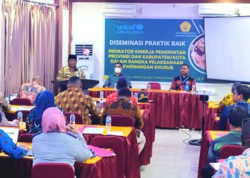 Kolaborasi Unicef, Democratic Center dan Uncen Gelar Deseminasi Indikator Kinerja Dalam Kerangka Kewenangan Khusus