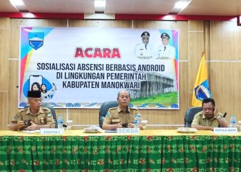 Mulai 1 Maret, Pemkab Manokwari Terapkan Absensi Berbasis Android