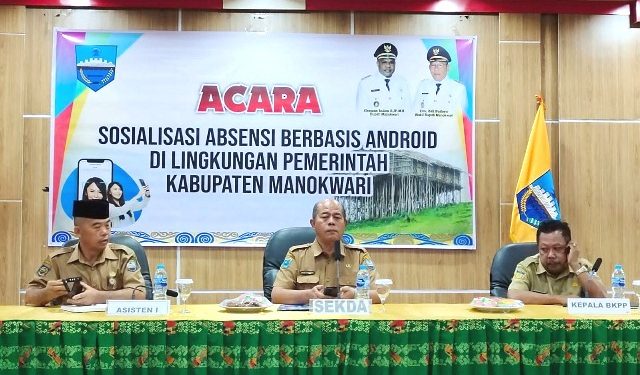 Mulai 1 Maret, Pemkab Manokwari Terapkan Absensi Berbasis Android