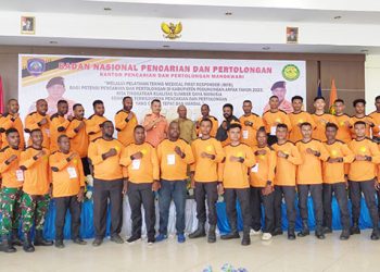 Kantor SAR Manokwari Latih 50 Potensi SAR Pegaf