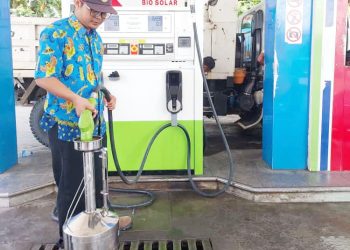 UPTD Metrologi Legal Rutin Tera Ulang Pompa SPBU Manokwari