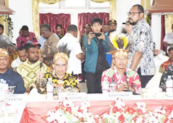 Pertemuan Finalisasi Kajian Akademik Penentuan Calon Ibukota Calon DOB PBT Diwarnai aksi Walk Out