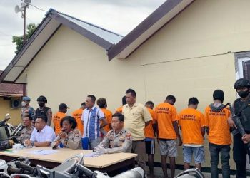 Polresta Manokwari Ungkap 10 Kasus Kejahatan dengan 8 Tersangka Curas, Curat, dan Perusakan
