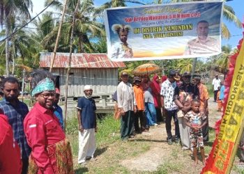 Kunker di Distrik Kamundan, Filep Wamafma Terima Aspirasi Krisis Air Bersih
