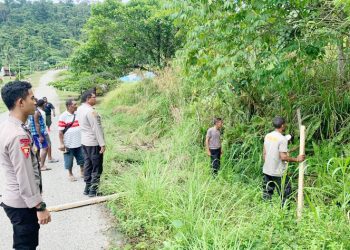 Polres Teluk Bintuni Lakukan Pembayaran dan Pengukuran Tanah Lokasi Pospol Botai 