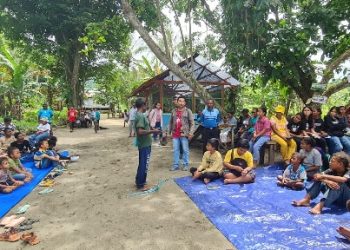 PAR Jemaat Efrata Wosi dan Bethel Bremi Lepas 68 Tukik Jenis Lekang