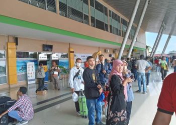 H-3 Jelang Lebaran, 3.222 Penumpang Keluar Manokwari dari Bandara Rendani