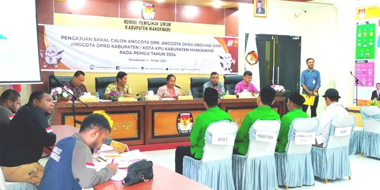 Dokumen Masih Kurang, KPU Manokwari Belum Terima Pengajuan Balon PAN dan Gerindra