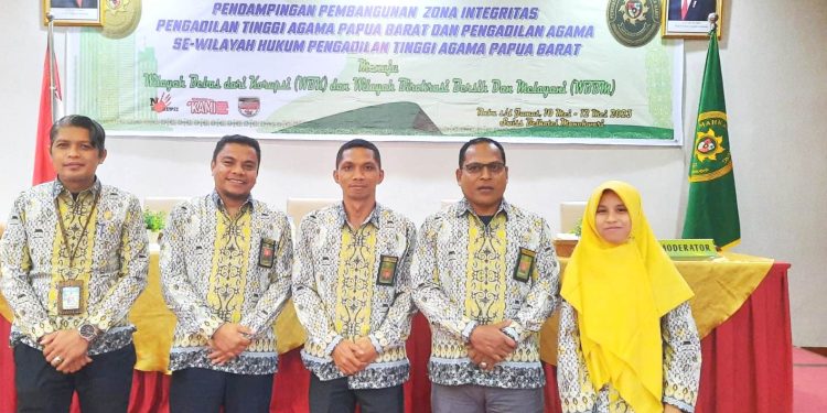 PA Manokwari Raih Lima Penghargaan Pengelolaan Kepaniteraan Terbaik Triwulan I Tahun 2023