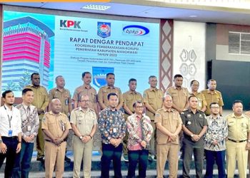 KPK Evaluasi MCP 8 OPD Manokwari