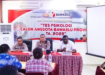 Sebanyak 8 Calon Anggota Bawaslu Papua Barat dinyatakan Lolos Tes Tertulis dan Psikologi