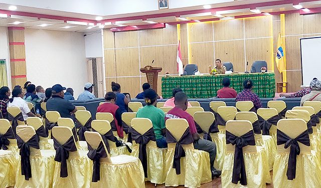 Tidak Mendapatkan Paket PL, 28 Kontraktor Asli Papua Datangi Kantor Bupati Manokwari