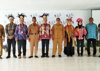 Tim Klarifikasi Lomba Kampung dan Kelurahan Dari Pusat Turun Tinjau Kampung Banjar Ausoy Teluk Bintuni