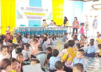 TK Pembina dan Puskesmas Sanggeng Kerjasama Berikan Imunisasi Campak