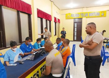 Personel Polres Bintuni Wajib Ikut Rikkes Rutin Tahunan