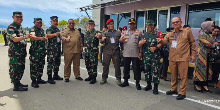 Kunjungan Wapres Berjalan Lancar, Danrem 181/PVT Sorong Sampaikan Terimakasih