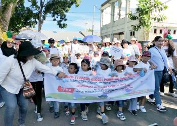 Ribuan Anak di Manokwari Peringati HAN 2023