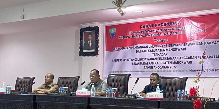 DPRD Berikan Banyak Tanggapan Terhadap LKPD Manokwari T.A 2022