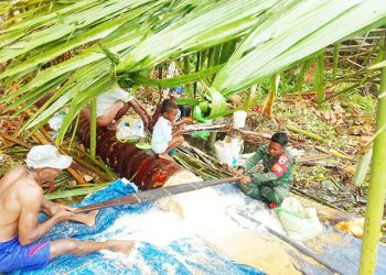 Kisah Sertu Berth, Babinsa Oransbari Yang Ringan Tangan